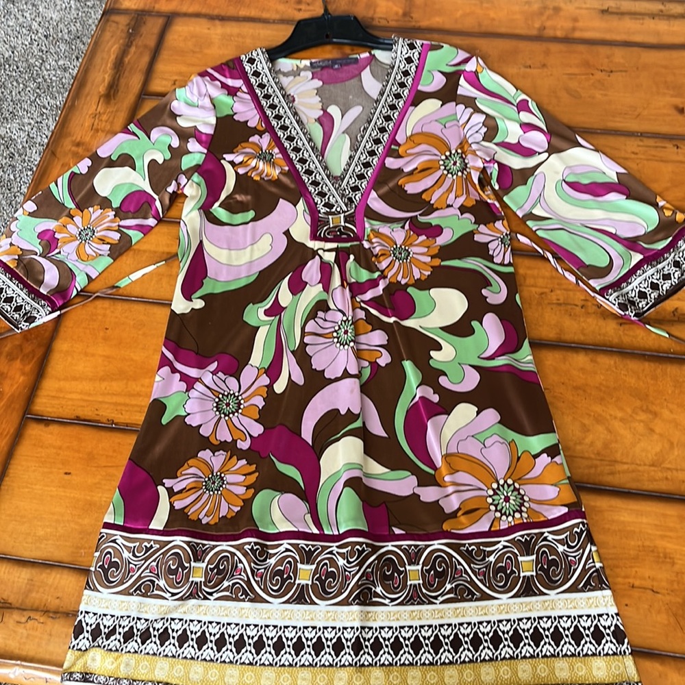 100% silk Hale Bob dress